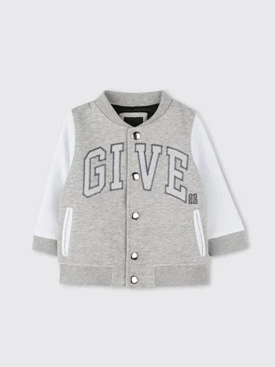 GIVENCHY JACKET GIVENCHY KIDS COLOR GREY,G76593020