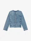 Givenchy Jacket In Denim With Chain Details In Blue