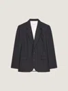Givenchy Jacket In Flannel In Gray