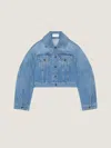 Givenchy Jacket In Washed Denim