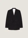 Givenchy Jacket In Wool In Black