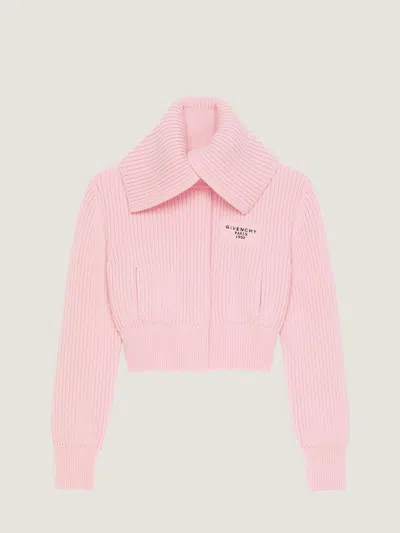 Givenchy Jacket In Wool In Pink