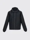 Givenchy Black Solid Jacket With Logo In Multi