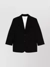 Givenchy Women Single-breasted Wool Blazer In Black