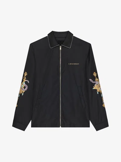 Givenchy Jacket With Chandelier And Snake Embroideries In Black