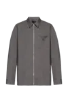 Givenchy Jacket With Logo In Grey