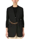 Givenchy Chain-link Belt Vest Jacket