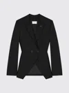 Givenchy Double-breasted Wool Blazer In Black