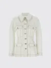 Givenchy Stitched Pockets Collar Sleeves Jacket In White