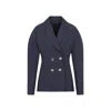 Givenchy Double-breasted Buttoned Blazer In Blue