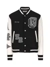 Givenchy Blackwhite Patches And Embroidery Bomber Jacket