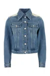 Givenchy Jacket In Denim With Yoke In Blue