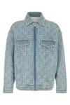 Givenchy Light Blue Cotton Jacket