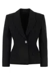 Givenchy Elegant Wool Blazer With Signature 4g Emblem In Black