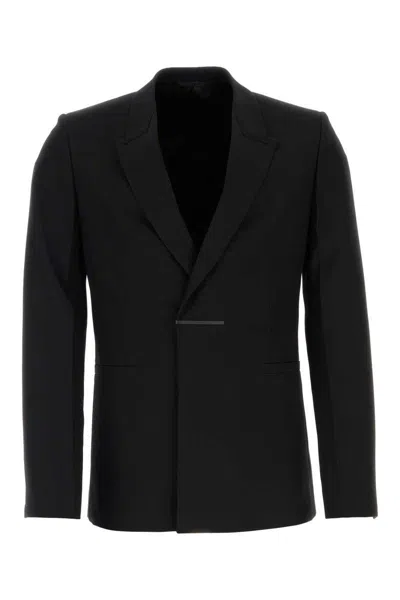 Givenchy Tailored Blazer In Virgin Wool In Black