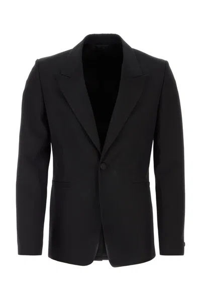 Givenchy Virgin Wool Blazer In Black