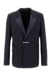 Givenchy Tailored Blazer In Virgin Wool In Blue