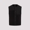 Givenchy Men's Mix Material Vest 4g Pocket In Black