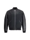 Givenchy Mix Material Jacket In Black
