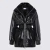 Givenchy Leather Bomber Jacket In Black