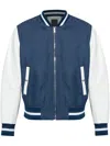 Givenchy Monogram-jacquard Bomber Jacket In Blue