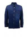 Givenchy Patch-pocket Denim Shirt In Blue