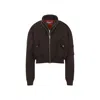 Givenchy Cropped Flap Pocket Jackets With High Collar In Black