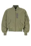 Givenchy Green Nylon Bomber Jacket In Green