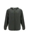 Givenchy 4g-motif Taffeta Jacket In Green