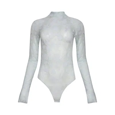 Pre-owned Givenchy Jacquard Body 'green/white'