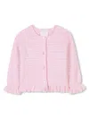 Givenchy Jacquard Cardigan In 粉色