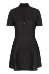 Givenchy Robe Polo En Jacquard Monogramme 72 In Black