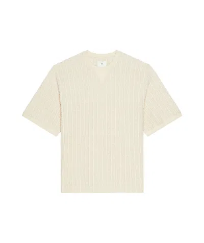 Givenchy Jacquard-pattern Towelling-finish T-shirt In White
