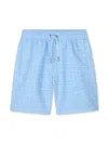 Givenchy Jacquard Swim Shorts In Blue