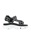 Givenchy Jaw Chunky Sandals In Black