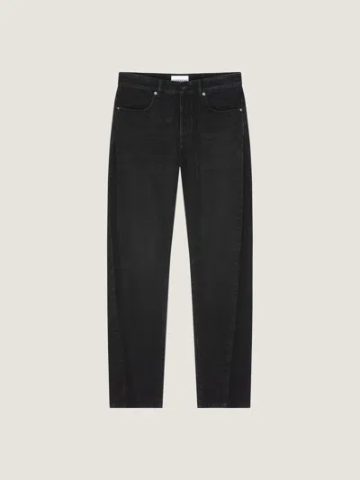 GIVENCHY COUTURE SEAM STRAIGHT FIT SHADOW WASHED JEANS