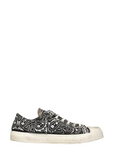 Givenchy Jean Michel Low Sneakers In Black