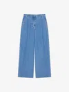 Givenchy Blue Oversized Jeans In Blue