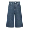 Givenchy Denim Bermuda Short In Blue
