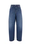 Givenchy Denim Trousers With Belt Loops And Contrast Stitching In Blue