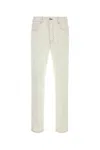 Givenchy White Denim Wide-leg Jeans In White