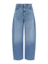 Givenchy Cocoon Pants In Washed Denim
