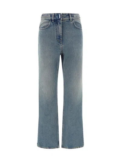 Givenchy Women Jeans In Medium Blue
