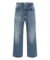 Givenchy Logo Plaque Straight-leg Jeans In Blue