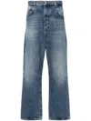 Givenchy Distressed Faded Jeans In Blue