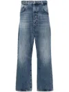 Givenchy Distressed Faded Jeans In Blue