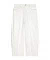 Givenchy White Denim Wide-leg Jeans In White