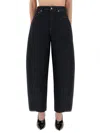 Givenchy Blue Cotton Denim Jeans In Black