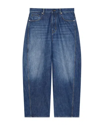 GIVENCHY GIVENCHY LOGO PATCH RELAXED-FIT JEANS