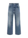 Givenchy Faded Blue Denim Jeans In Blue